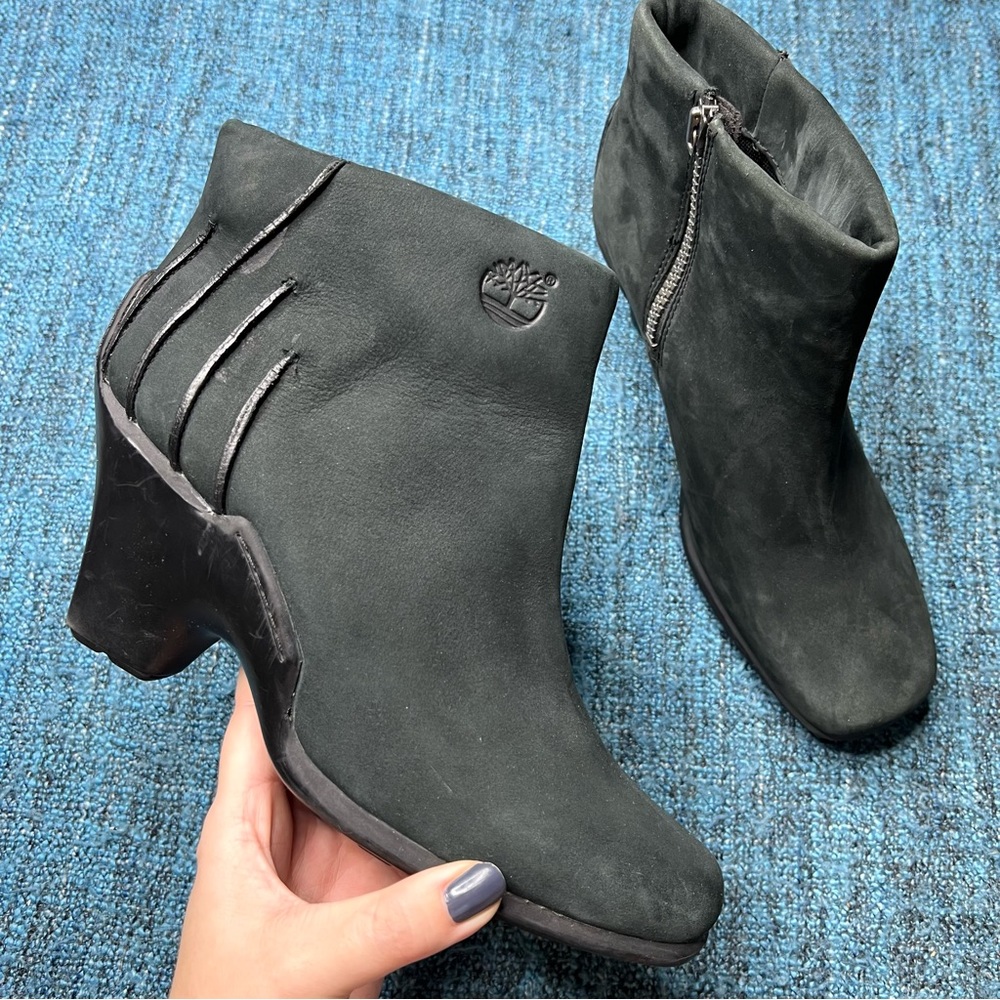 Timberland Baychester Leather Ankle Boots in Black